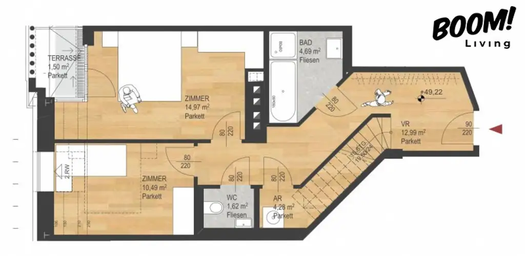 Exklusive Penthouse-Wohnungen | Terrassen | Dachterrassen | 360° Rundumblick | Toplage 1180 | Nähe Kutschkermarkt