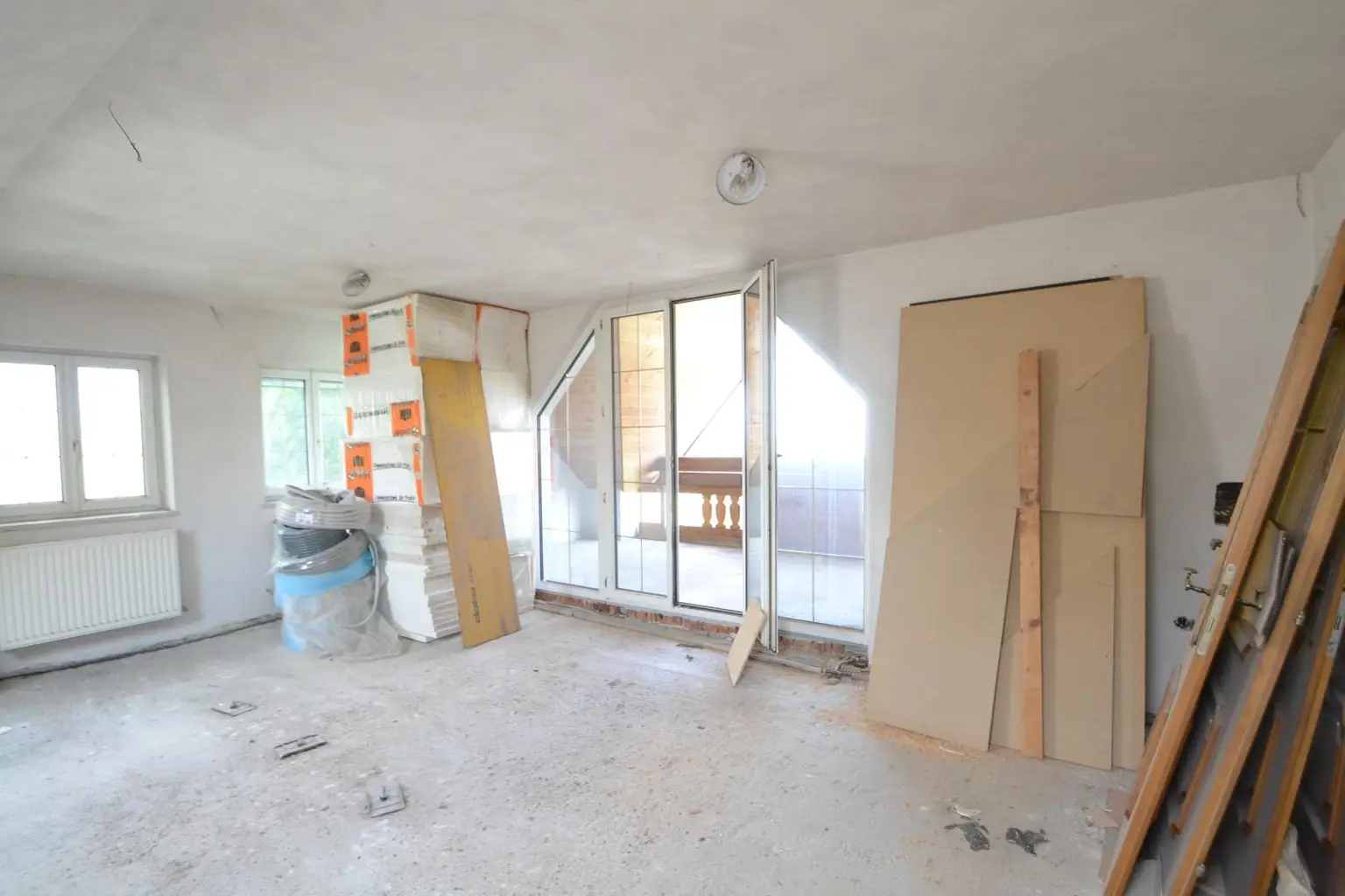 Ausbauraum im Obergeschoß