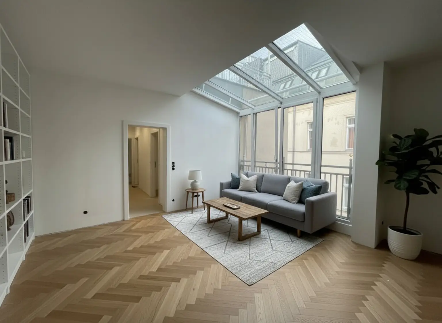 UNDER CONSTRUCTION: Klimatisierte 5-Zimmerwohnung mit 70 m² Terrasse am Kohlmarkt / Under construction: air conditioned 5-room flat with 70 m² terrace on Kohlmarkt