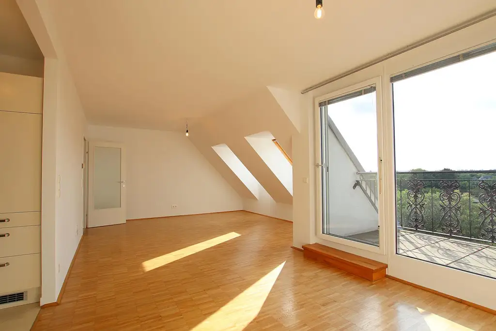 Panorama Aussicht auf einen Park - DG Wohnung in einer tollen Lage!
