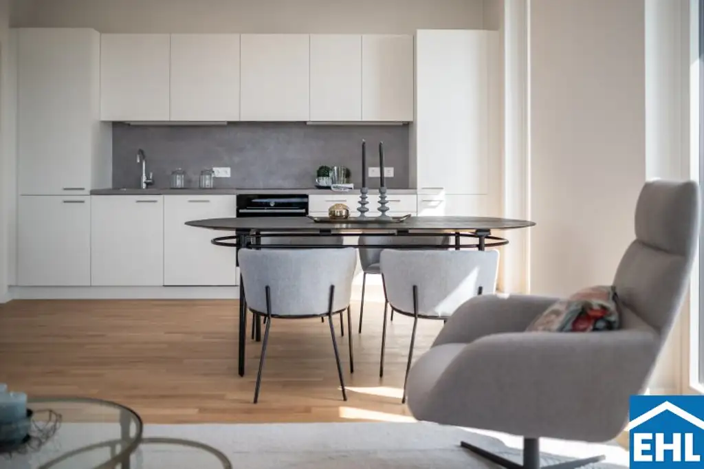 Erstbezug – 3-Zi.-Wohnung mit Rooftop Pool & Sauna