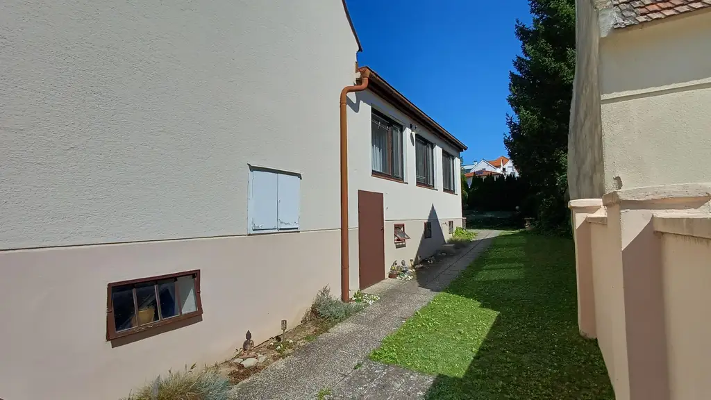 Einfamilienhaus, teilunterkellert mit Nebengebäuden und Garten