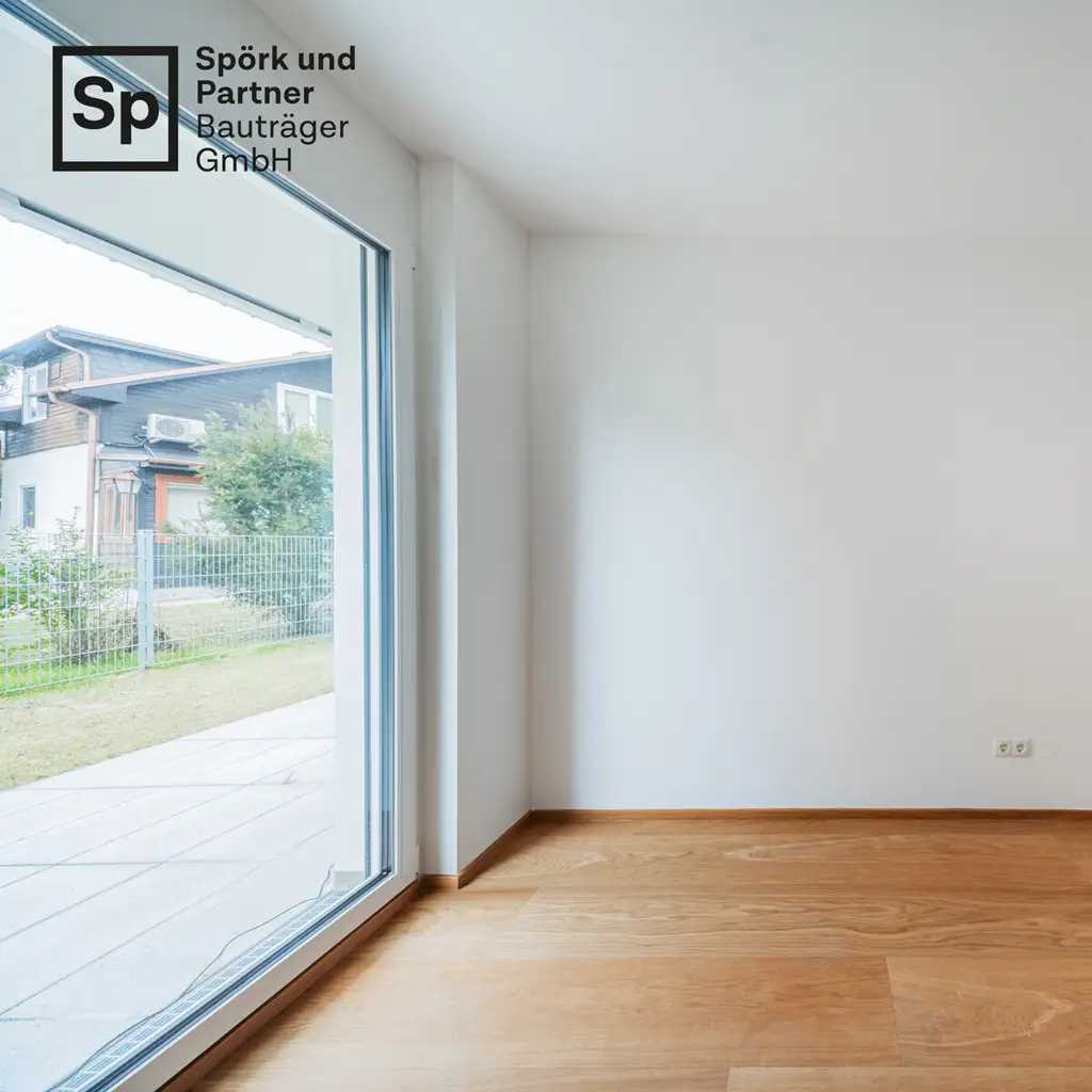 BESTLAGE ALTE DONAU – 
Gartenwohnung mit Terrasse – 
1 Minute zur Alten Donau