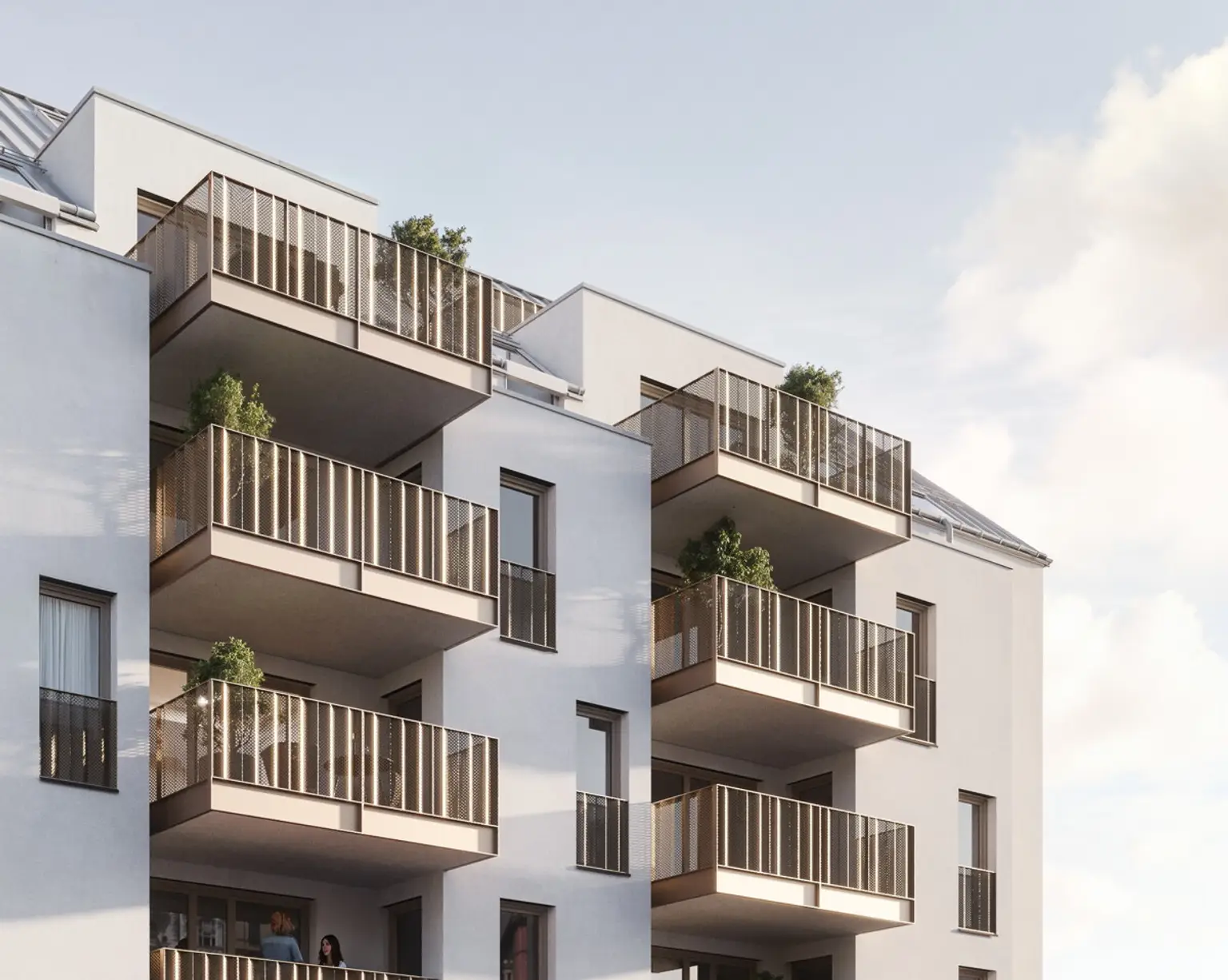 Ideale 2 Zimmer Wohnung mit Freifläche  - ERSTBEZUG