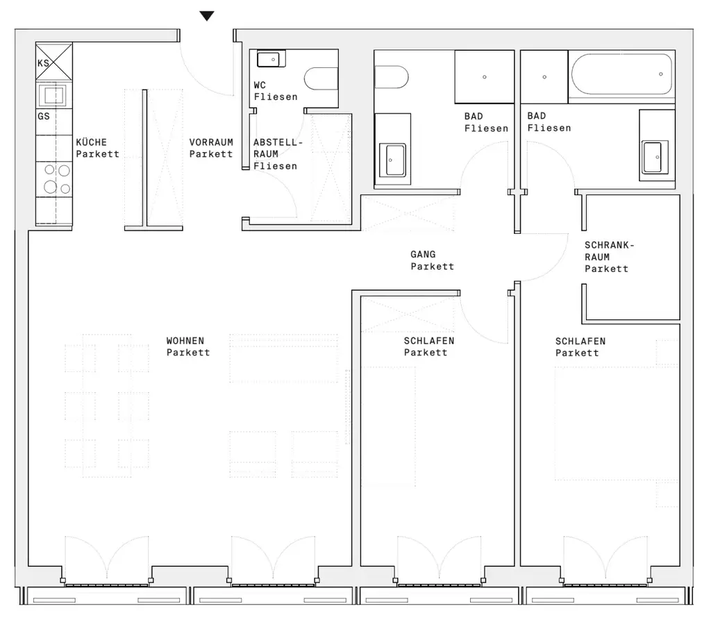 DC-FLATS: High-End-Apartment bei der UNO-City!! ERSTBEZUG!!