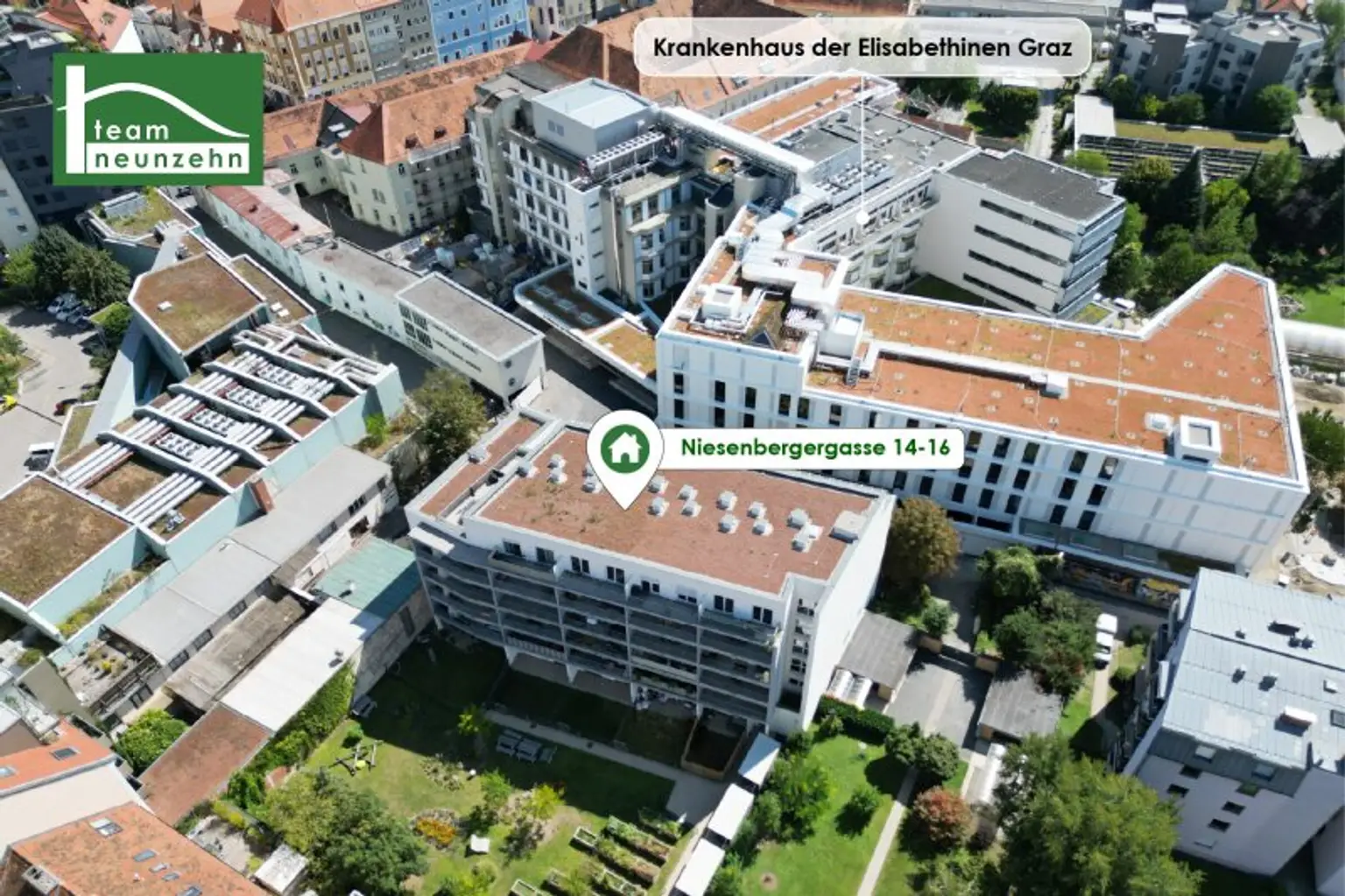 Urban wohnen, grün leben – Niesenbergergasse 14–16, 8020 Graz! - JETZT ZUSCHLAGEN