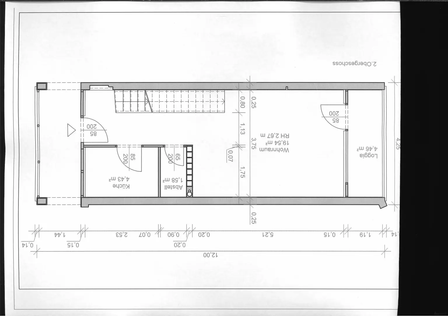 WG-geeignet, Top Lage: 3-Zimmer-Maisonette mit SW-Balkon -Neue Fenster-2.OG mit Lift