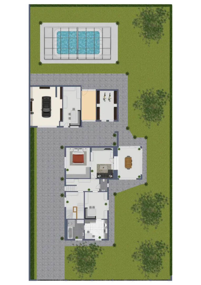 Gepflegtes Einfamilienhaus mit Pool und Garten in St. Georgen