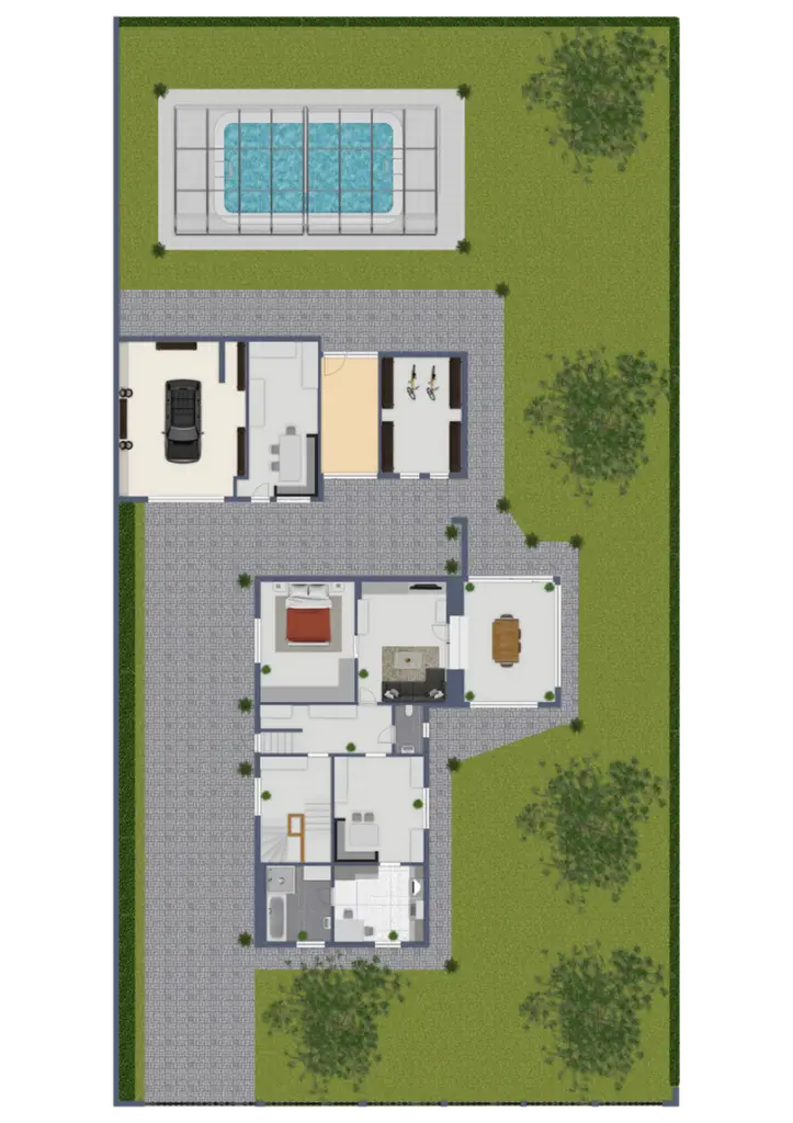 Gepflegtes Einfamilienhaus mit Pool und Garten in St. Georgen
