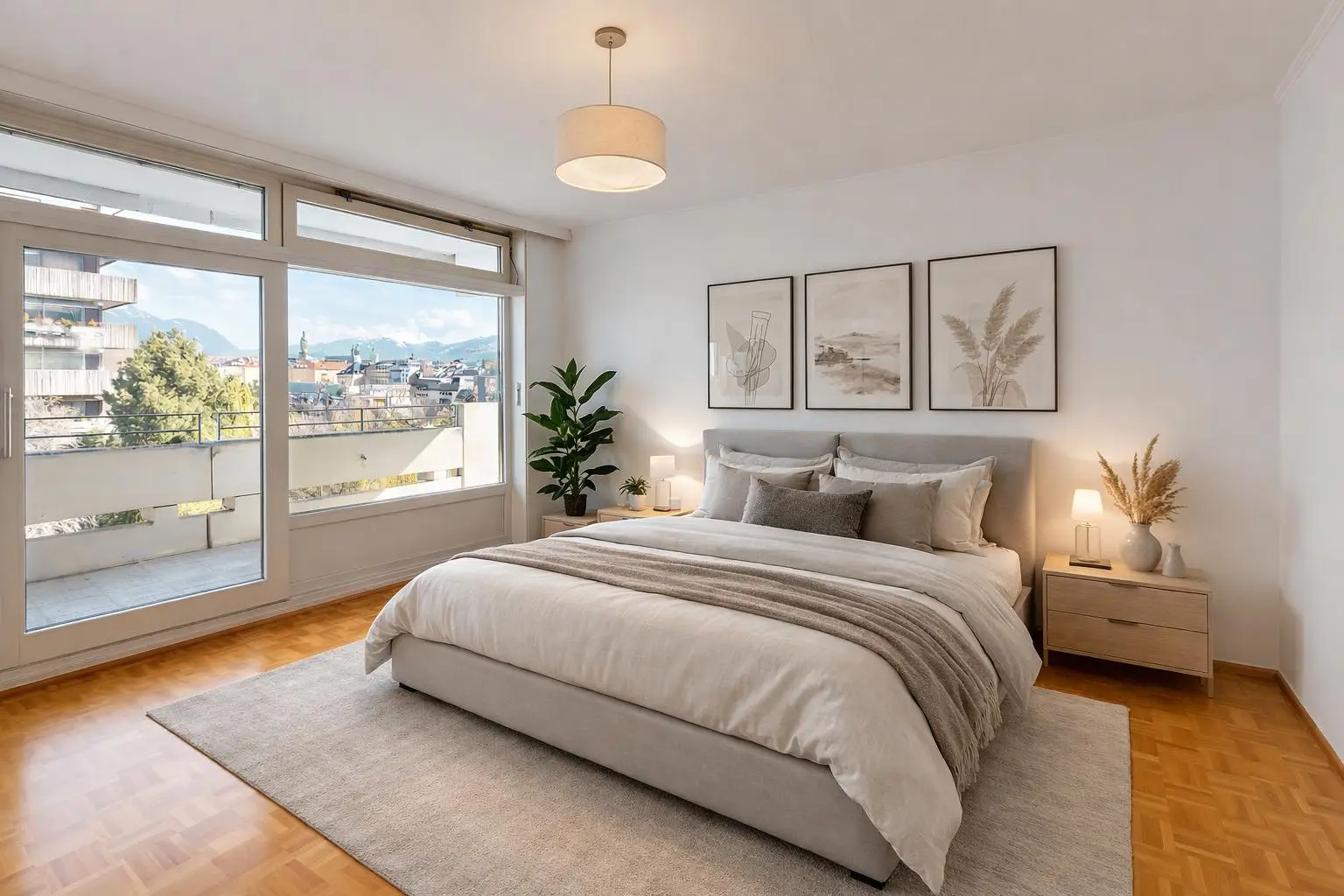 Schlafzimmer "visualisiert"