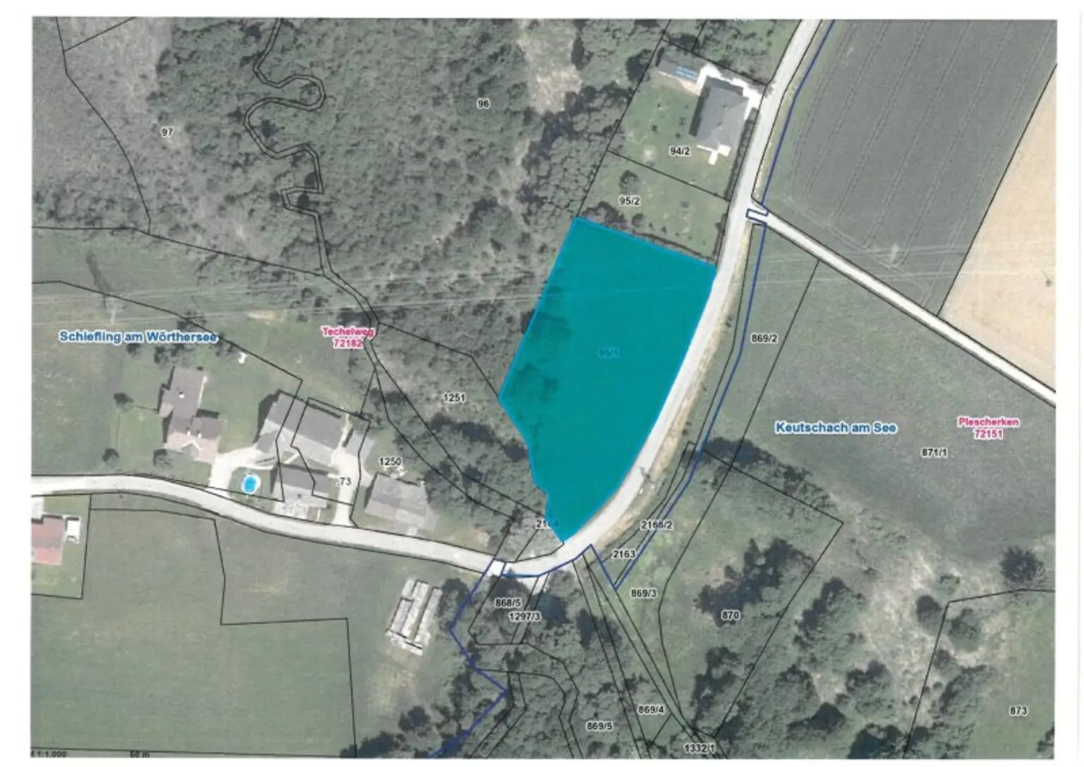 Schöne landwirtschaftliche Flächen mit 3.208m² - Nähe Hafnersee - Kein Baugrund!