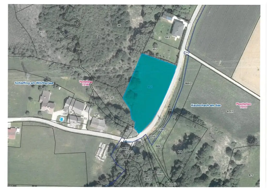 Schöne landwirtschaftliche Flächen mit 3.208m² - Nähe Hafnersee - Kein Baugrund!