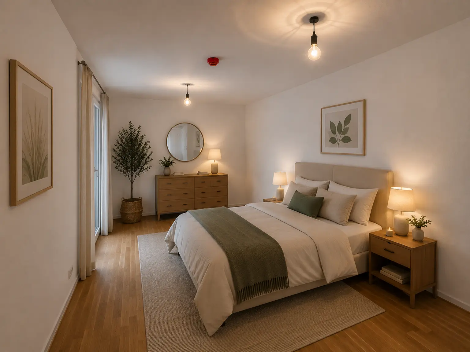 Schlafzimmer ( Staging KI)