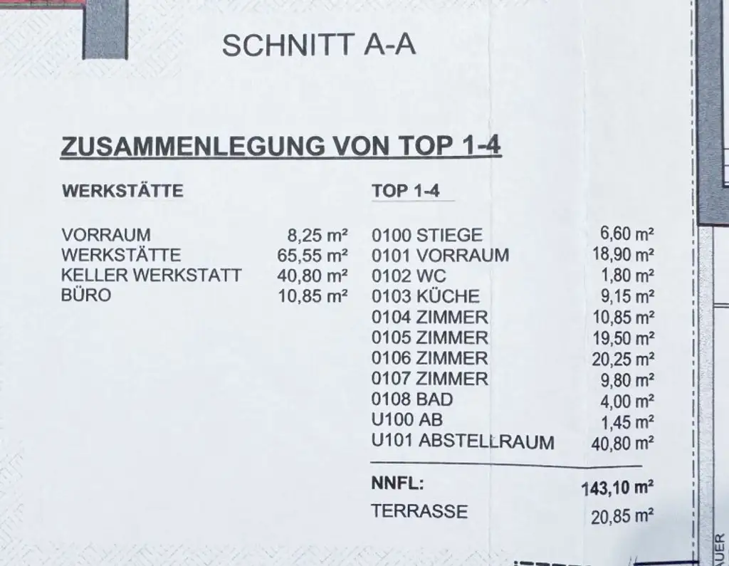 Büro / Ordination im Erdgeschoss mit Terrasse! 95,70 m2 Vier separate Räume mit 47 m2 Kellerfläche! Nähe Thaliastraße!