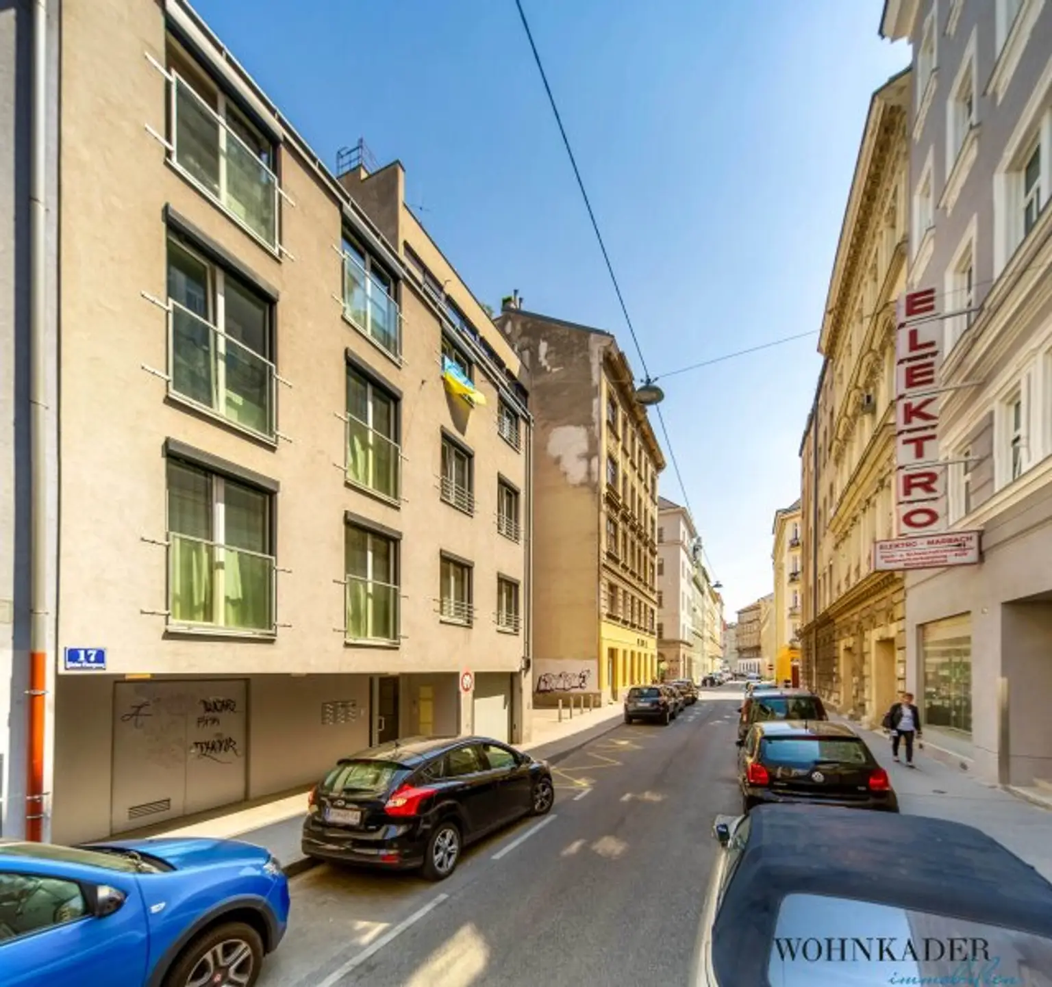 Moderne 3-Zimmer-Wohnung mit Loggia zum ruhigen Innenhof – Nähe Karmelitermarkt