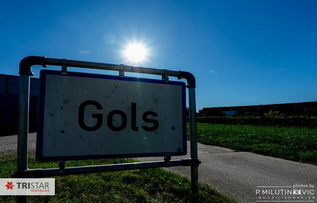 Sonnenseite Österreichs++Willkommen in  7122 Gols – dem Ort, wo der Wein zuhause ist und das Leben nach Sonne schmeckt++Grundstücksfläche: ca. 889 m²++Tradition, Lebensfreude und Naturverbundenheit