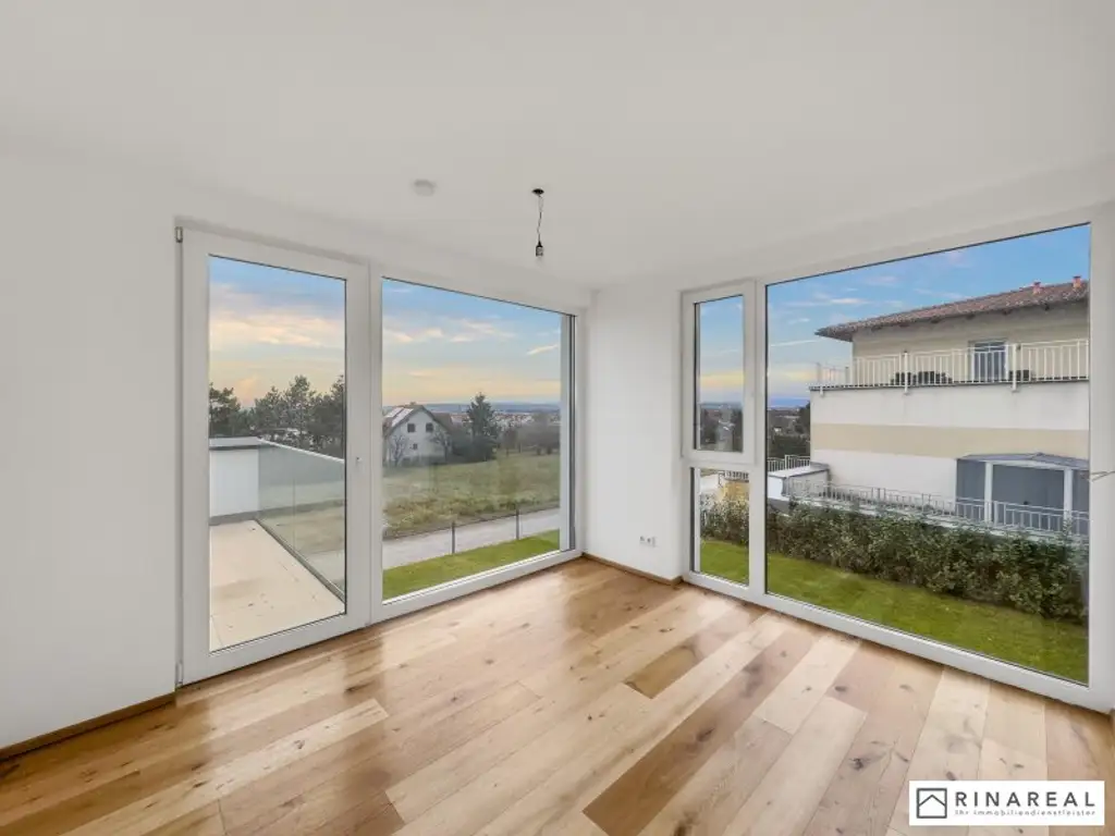 Wunderschöne, moderne & lichtdurchflutete Doppelhaushälfte zur Miete | 5 Zimmer - 140 m² | St. Georgen, Eisenstadt | AHORNGASSE