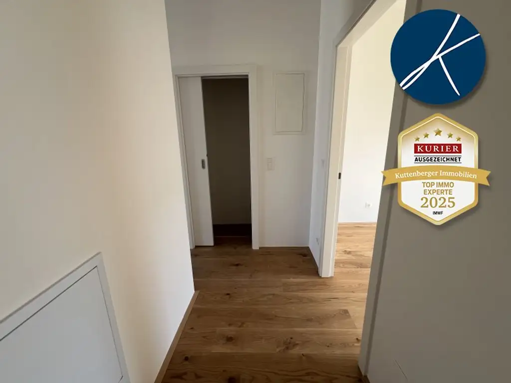 *Superprojekt: "Über den Baumwipfeln" Top 43  Erstklassige 3-Zimmer Wohnung mit Blick auf die Kastanienbäume + Balkon