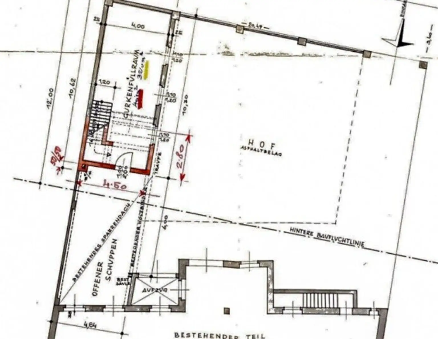 GRUNDSTÜCK MIT ALTBESTAND UND ERHEBLICHEM ENTWICKLUNGSPOTENZIAL / NÄHE EINKAUFSZENTRUM HERNALS