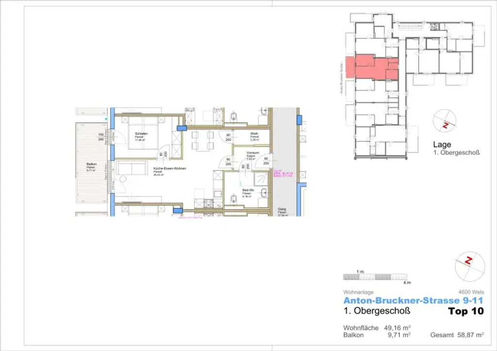 ERSTBEZUG - NEUBAU - Wunderschöne Wohnungen mit eigenem Tiefgaragenplatz im Stadtteil Neustadt