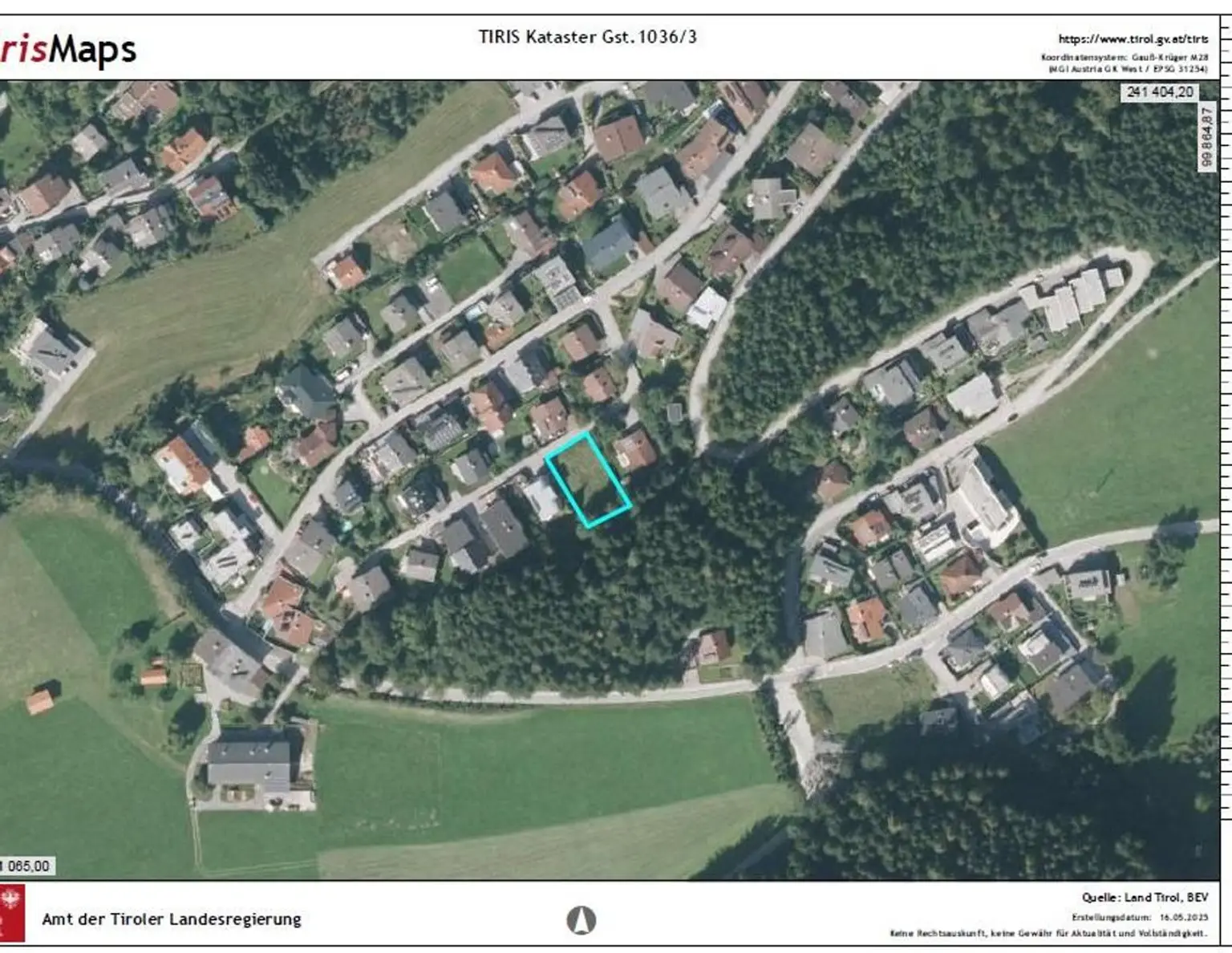 Baugrundstück für Doppelhaushälfte