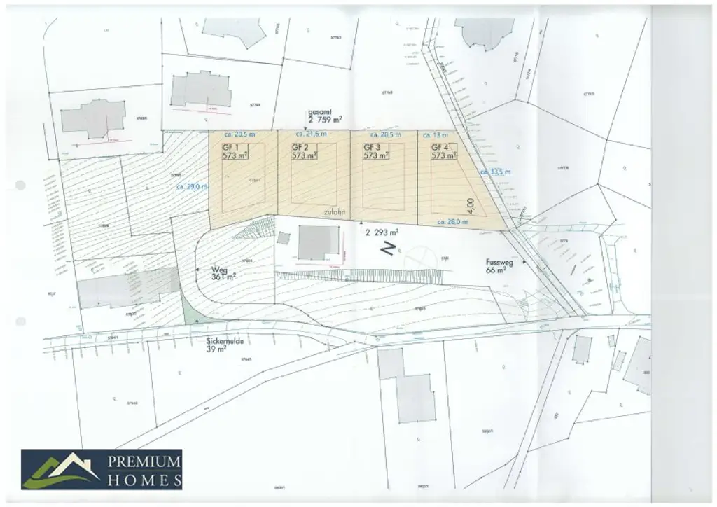BREITENBACH am INN - KLEINSÖLL - 4 Baugrundstücke 500 m² bis 750 m² noch frei wählbar!