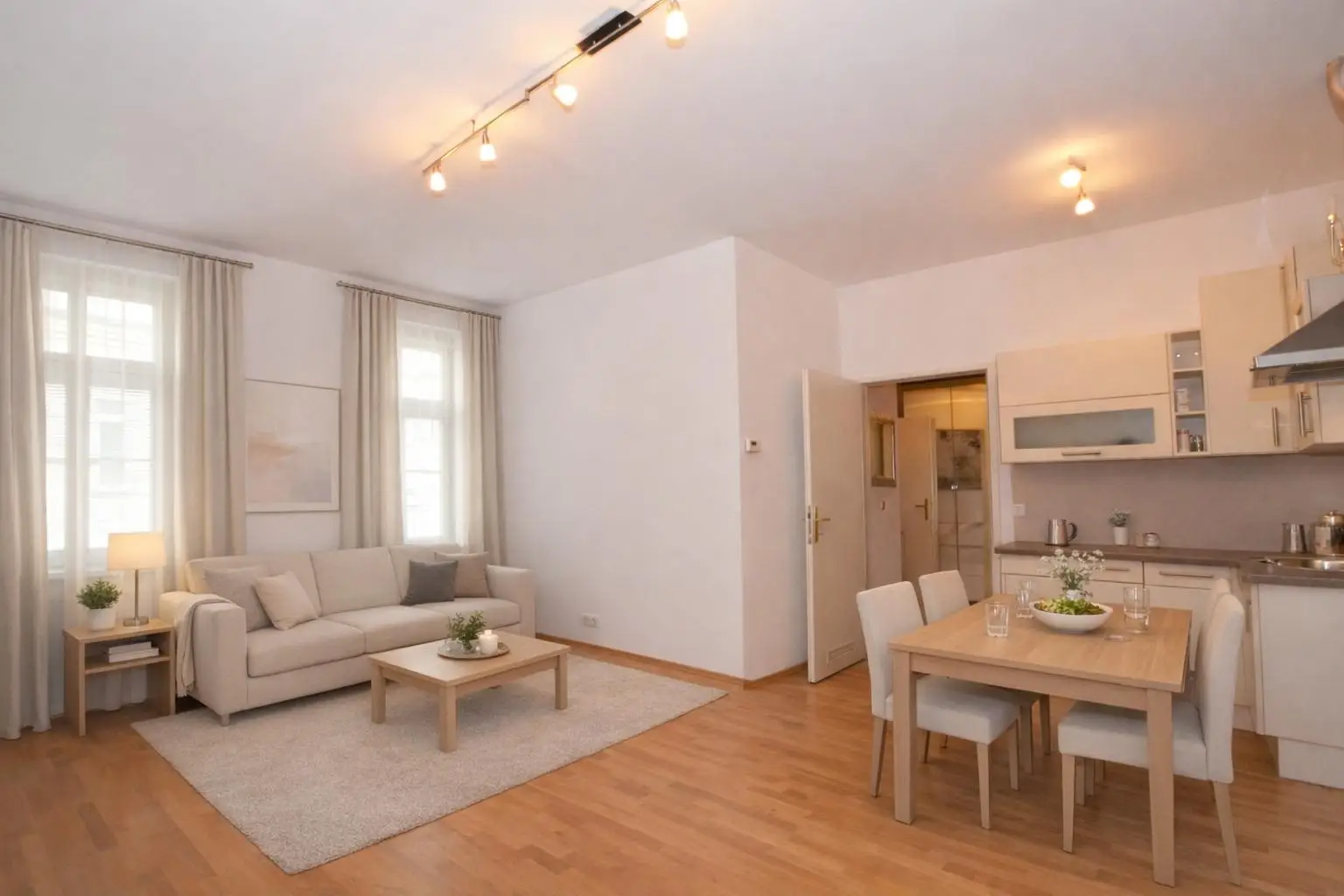 Wohnzimmer (virtuell eingerichtet)