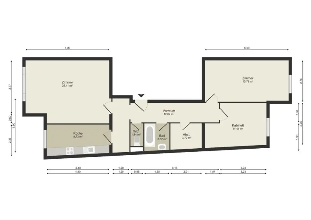 Großzügige Familienwohnung beim Brunnenmarkt