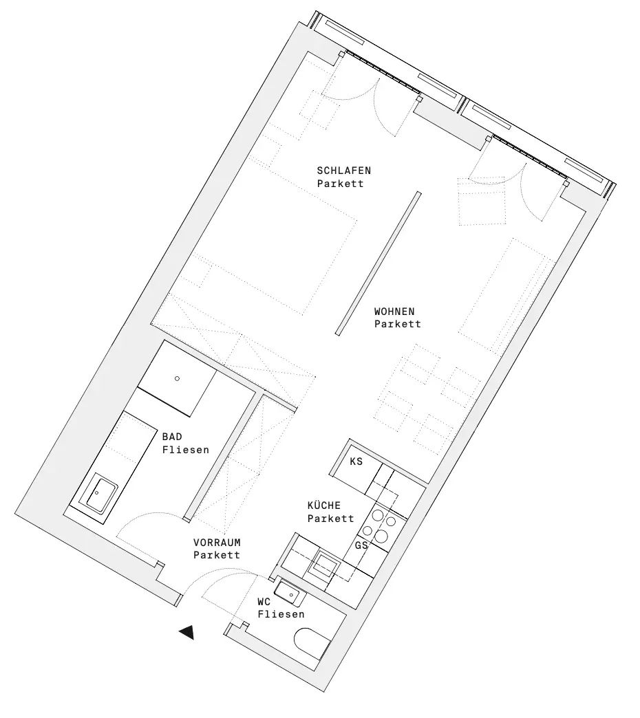 DC-FLATS: High-End-Apartment bei der UNO-City!! ERSTBEZUG!!