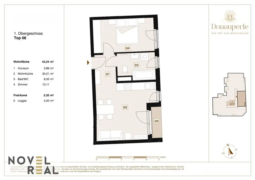 MODERNE 2-ZIMMER-WOHNUNG MIT LOGGIA UND PARKBLICK! ERSTBEZUG!