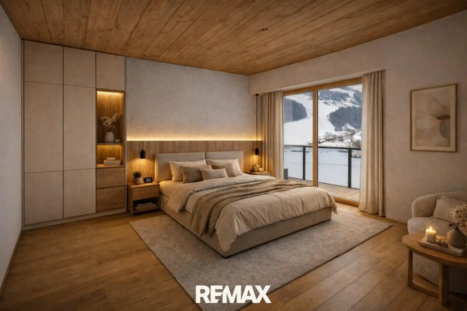 Virtual Staging Schlafzimmer