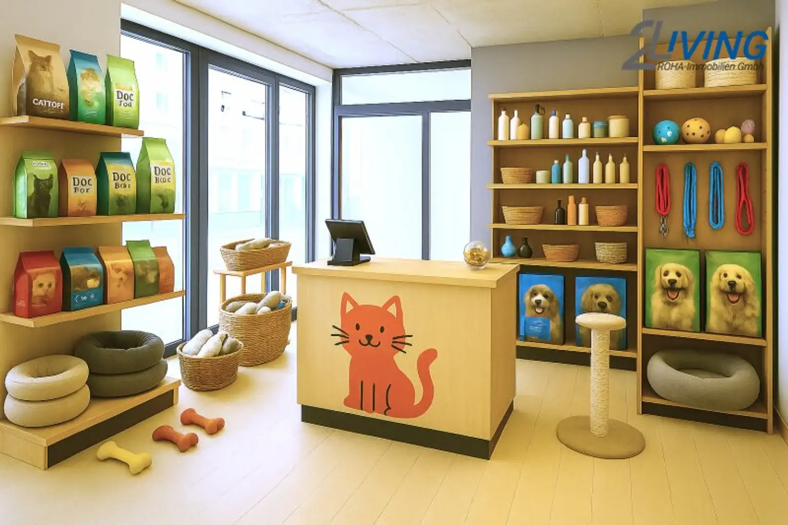 Geschäftsfläche Nahe U1-Kagraner Platz