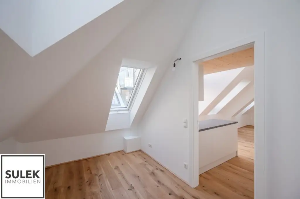 lichtdurchflutete und hochwertig ausgestattete Single-DG-Maisonette in der Czerningasse