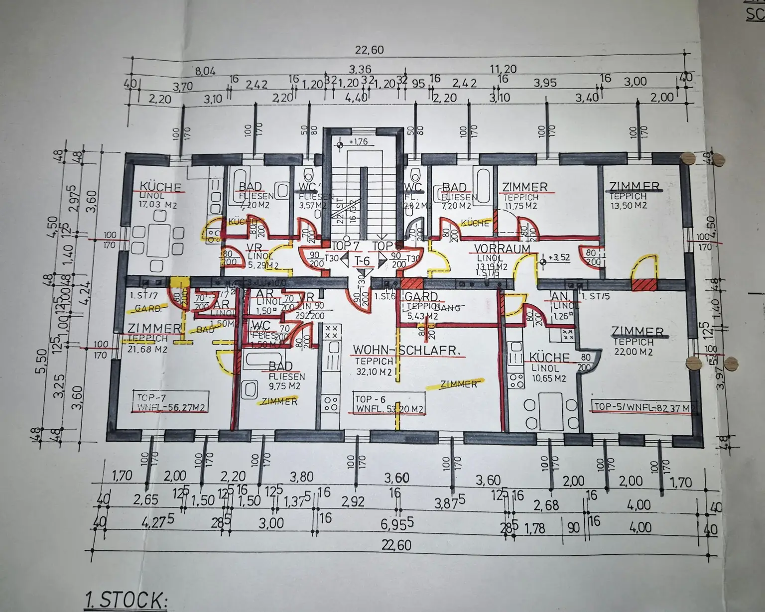 I Zinshaus OG Plan