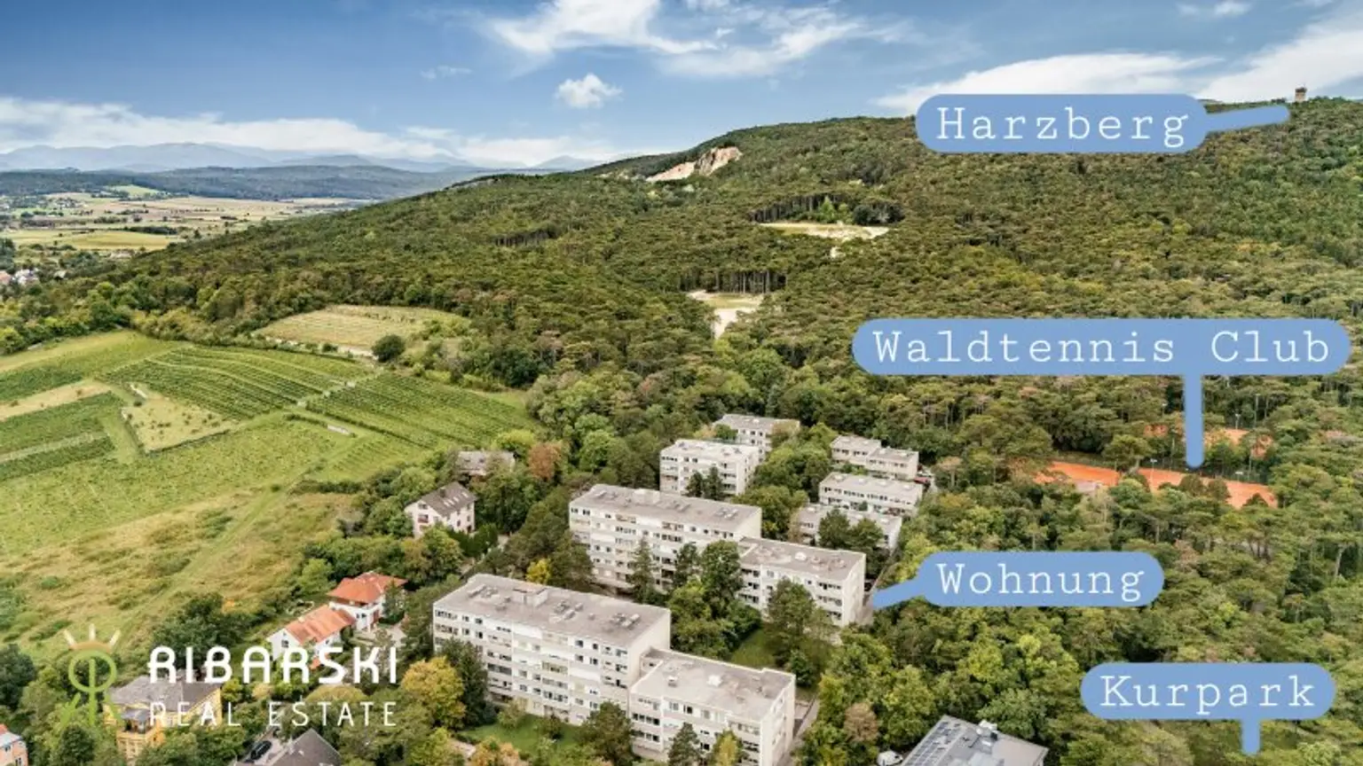 Idyllische Wohnung mit Grünblick und verglaster Loggia