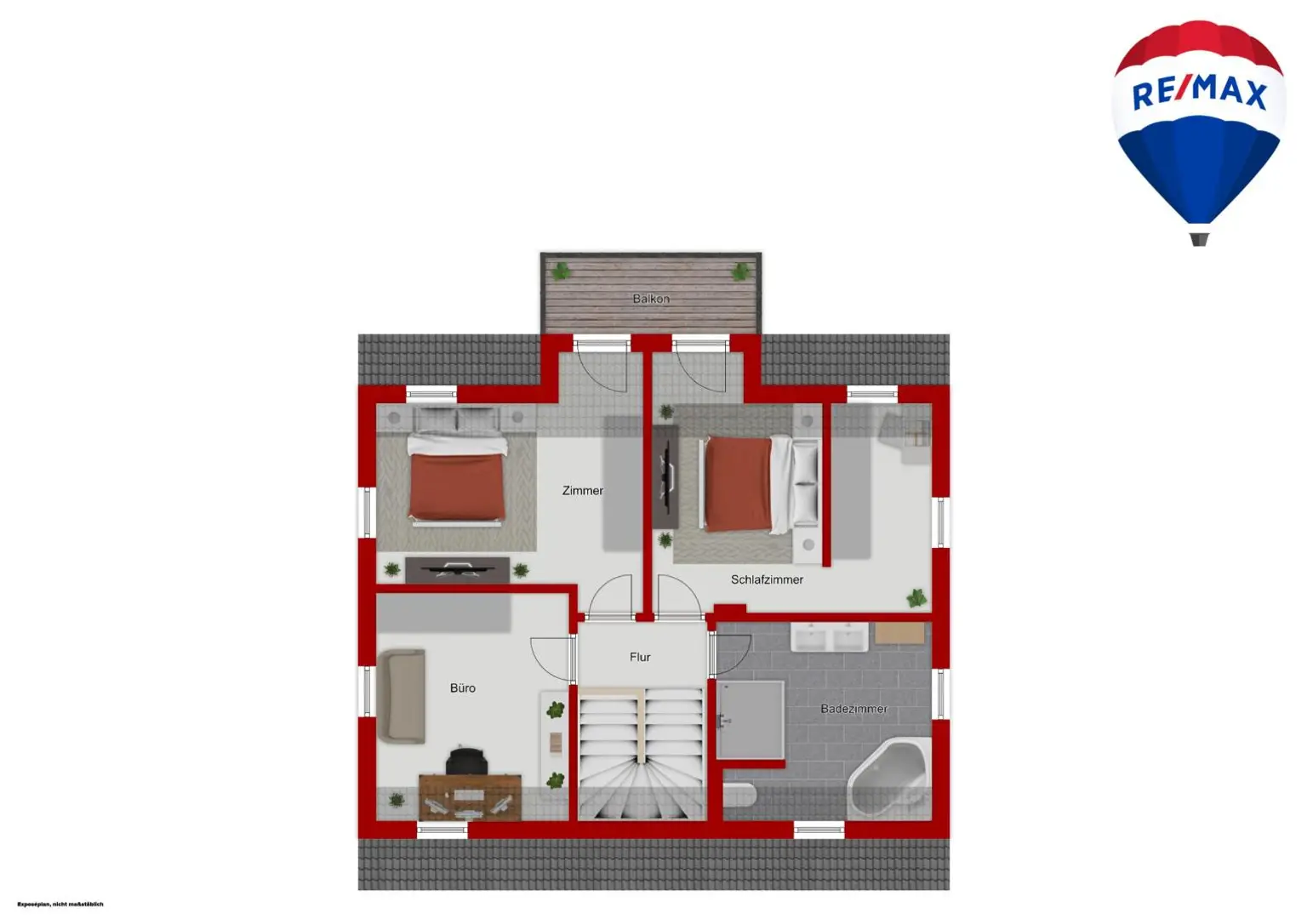 Grundriss Obergeschoss