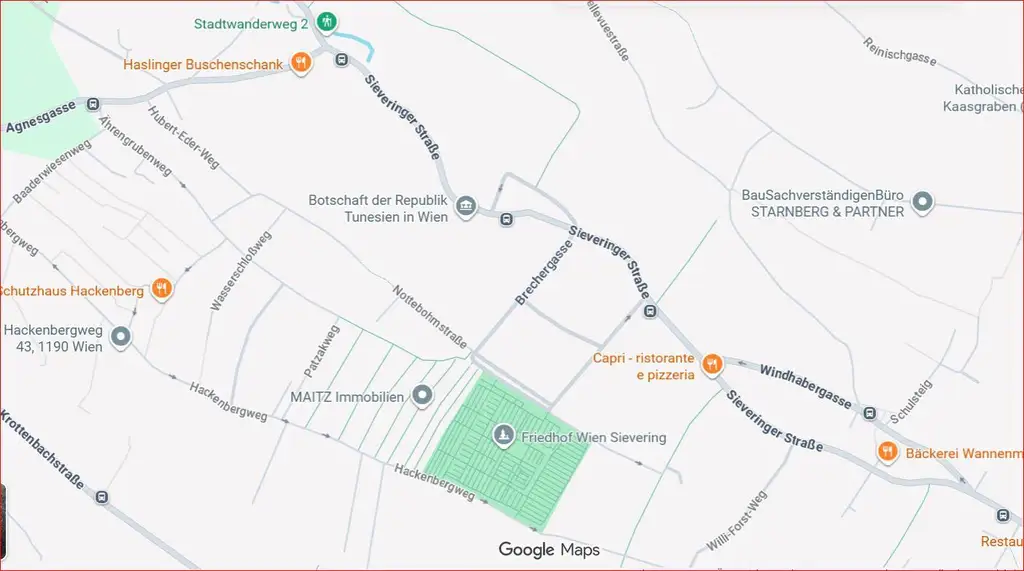 Vier-Zimmer-Wohnung in Grünruhelage in Sievering