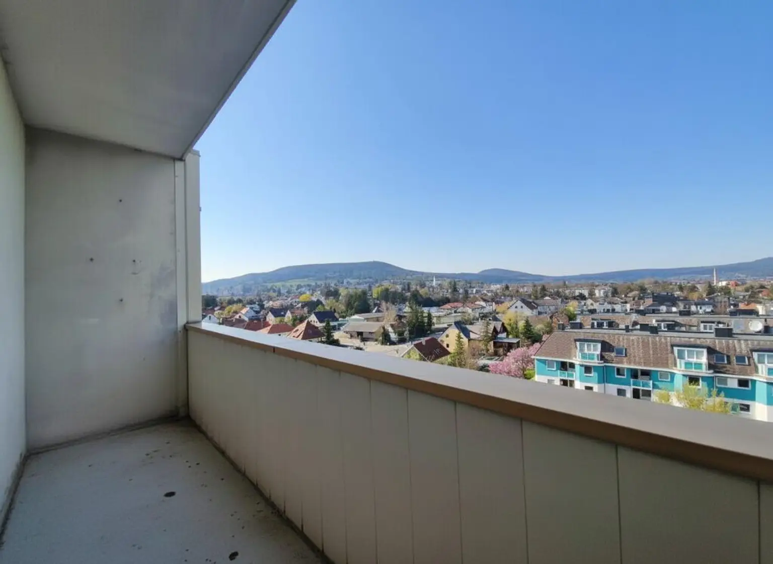 Loggia Richtung Norden.