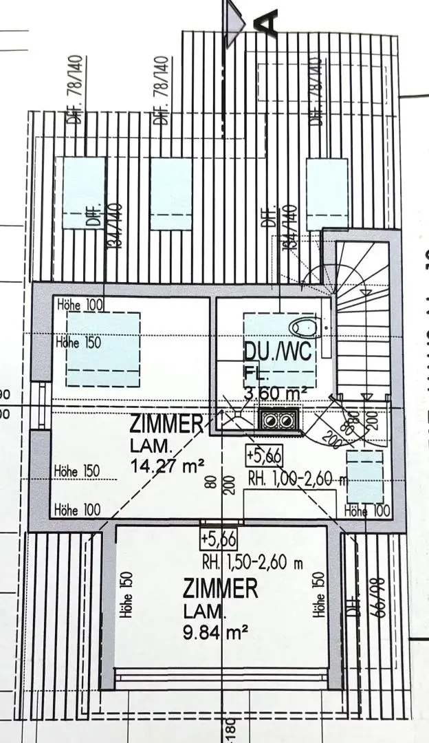 ausgebauter Dachboden