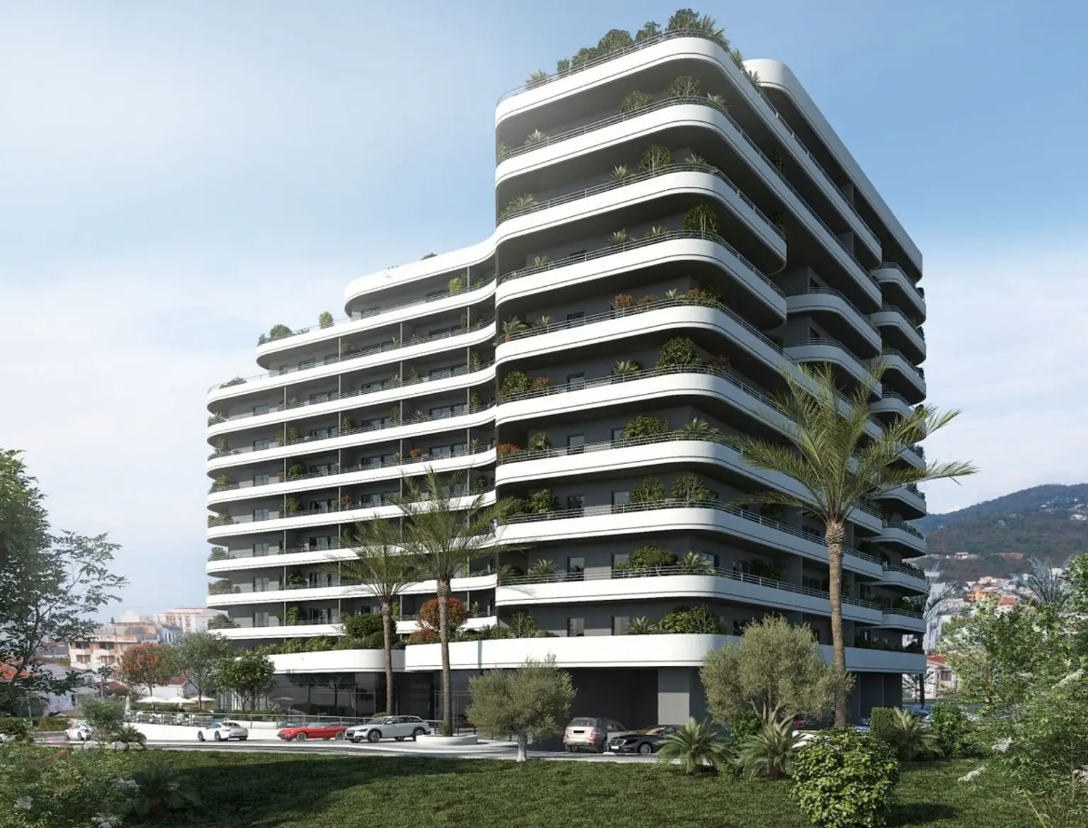 LUXURIÖSER DUPLEX MIT MEERBLICK IN ZAHA PLACE – BAR, MONTENEGRO
