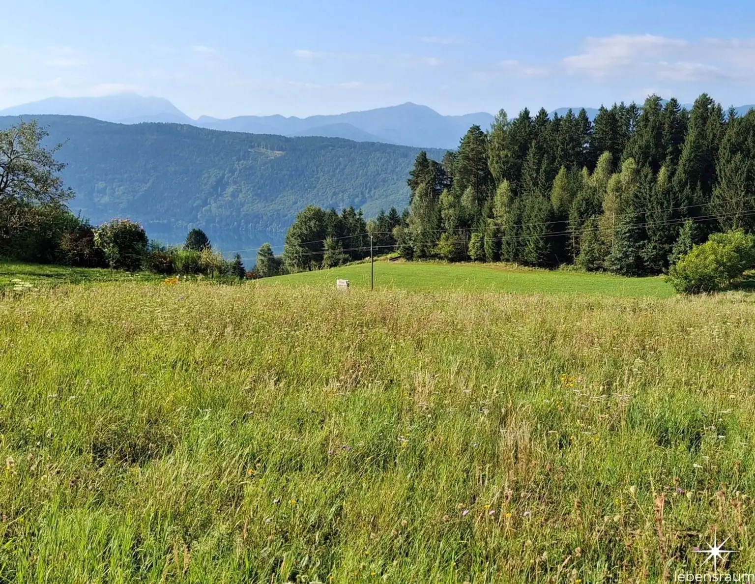 Traumhaftes Baugrundstück in Sappl, Kärnten - Blick auf den Millstätter See.