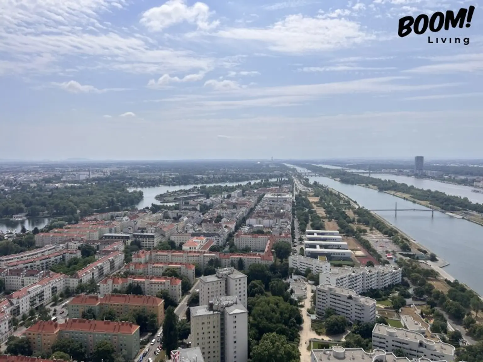 Danubeflats – Österreichs höchstes Wohnhochhaus mit atemberaubendem Ausblick, exklusivem Spa und urbanem Luxus direkt an der Neuen Donau