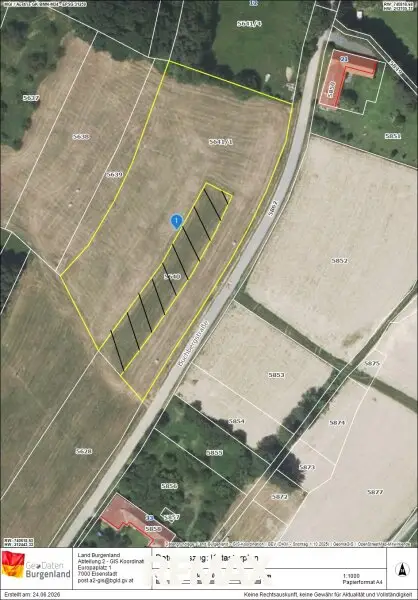 Katasterplan ohne GST 5640
