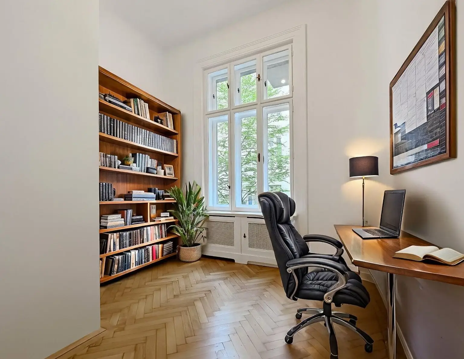 Top-sanierte 5-Zimmer Altbauwohnung mit Veranda in Oberdöbling