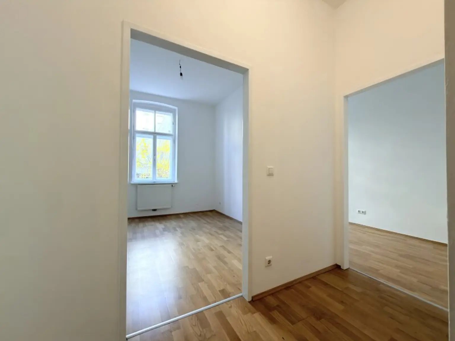 Blick in die beiden Schlafzimmer