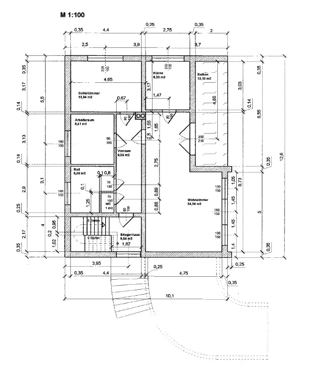 Grundriss Obergeschoss