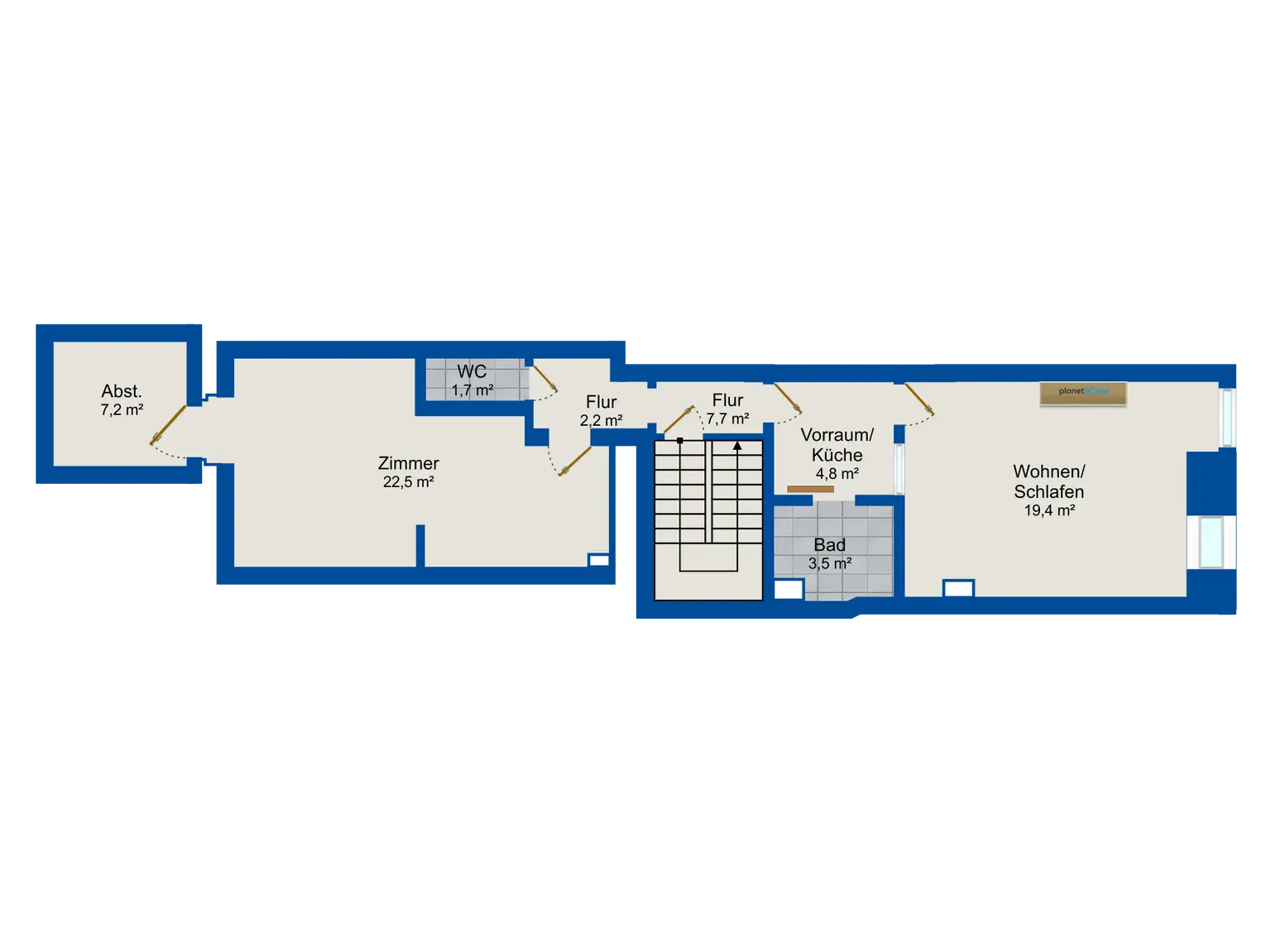 Grundriss 1. Obergeschoss