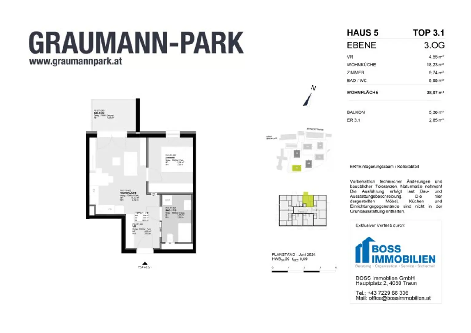 Mehrwerte für Generationen:  Neue Anlagewohnung im autofreien Graumann-Park