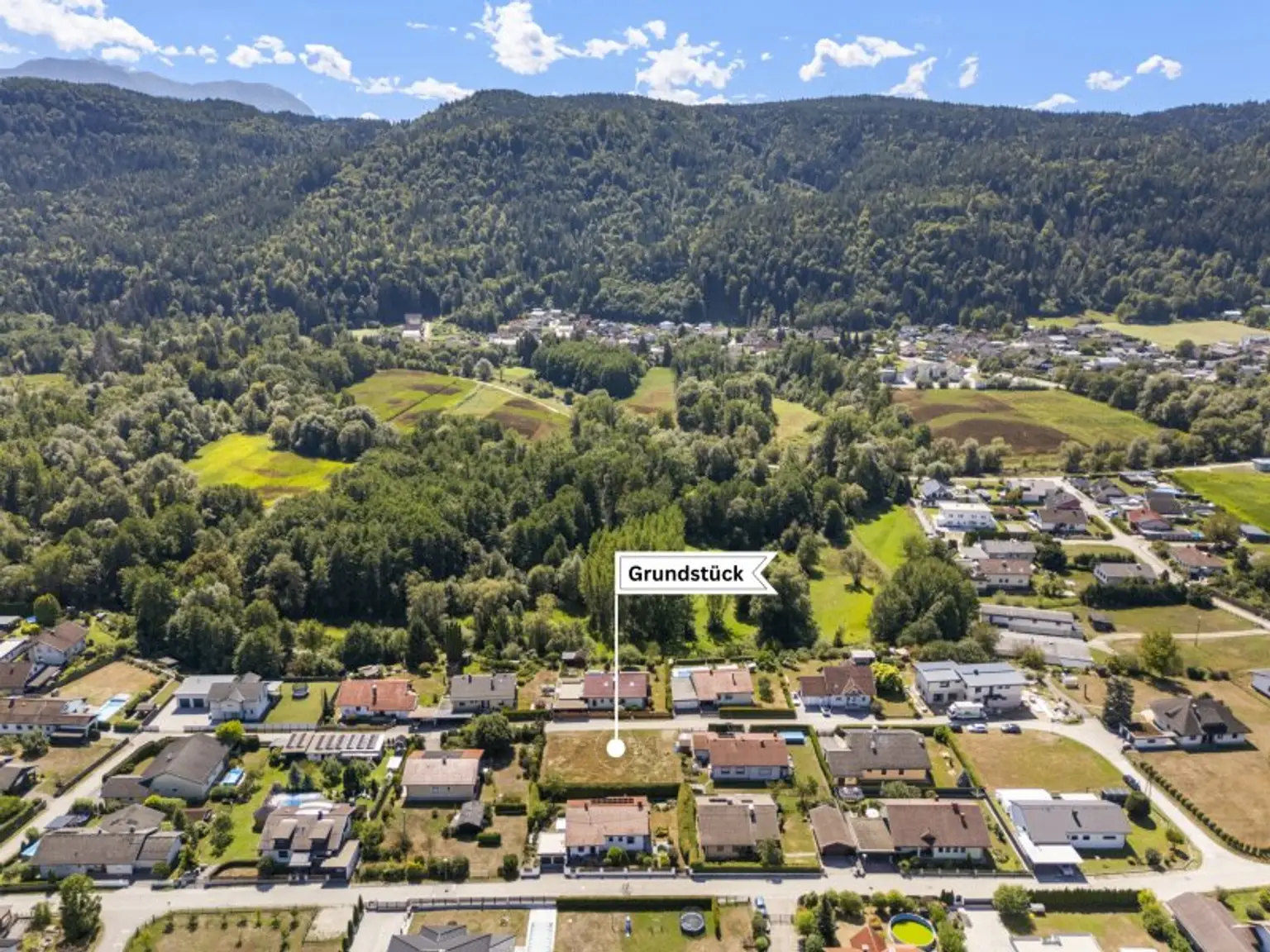 Schöner flacher Baugrund mit 799m² am Stadtrand von Klagenfurt in Ebenthal - Eichenstraße