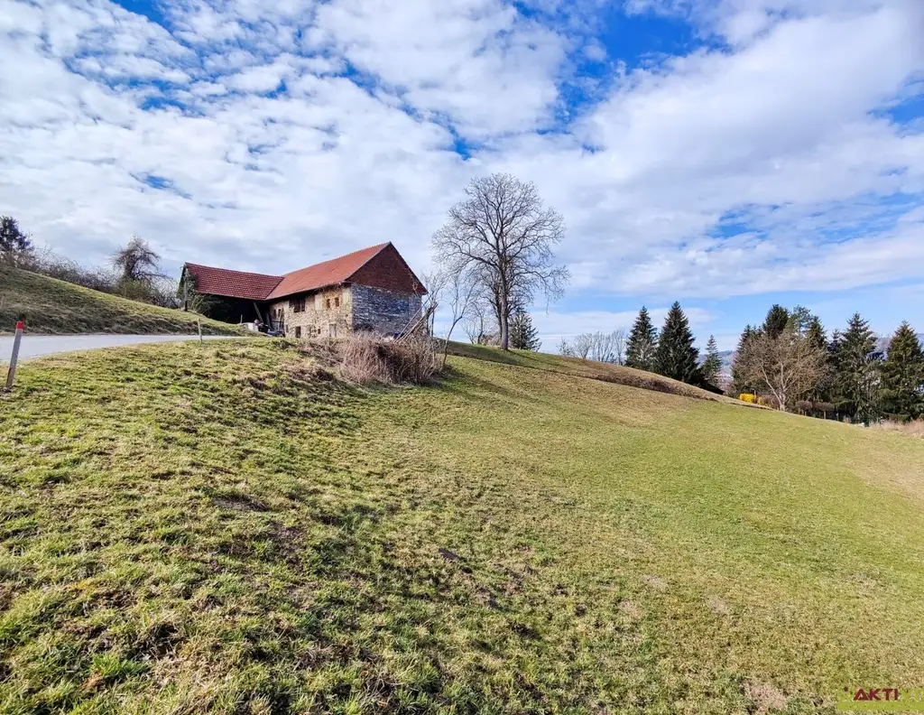 5 Min. vor Graz. - Erhöhte Lage mit Fernblick. - Wohn-Baugrund mit perfekter Autobahn-Anbindung!